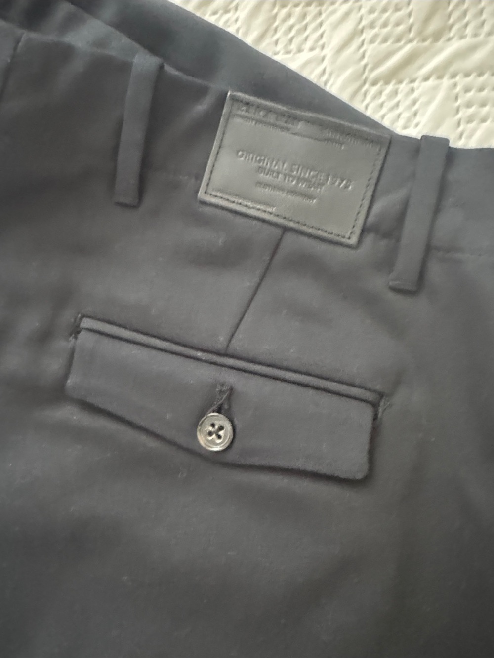 Men's Black Dress Pants - Classic Slim Fit- Zara Man - Picture 6 of 6